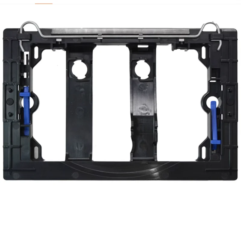 Dual Flush WC Plate Compatible with Geberit Sigma 01 Panel, Black，Gold, silver, Flushing Lever Kit & Frame, Cistern Toilet Parts