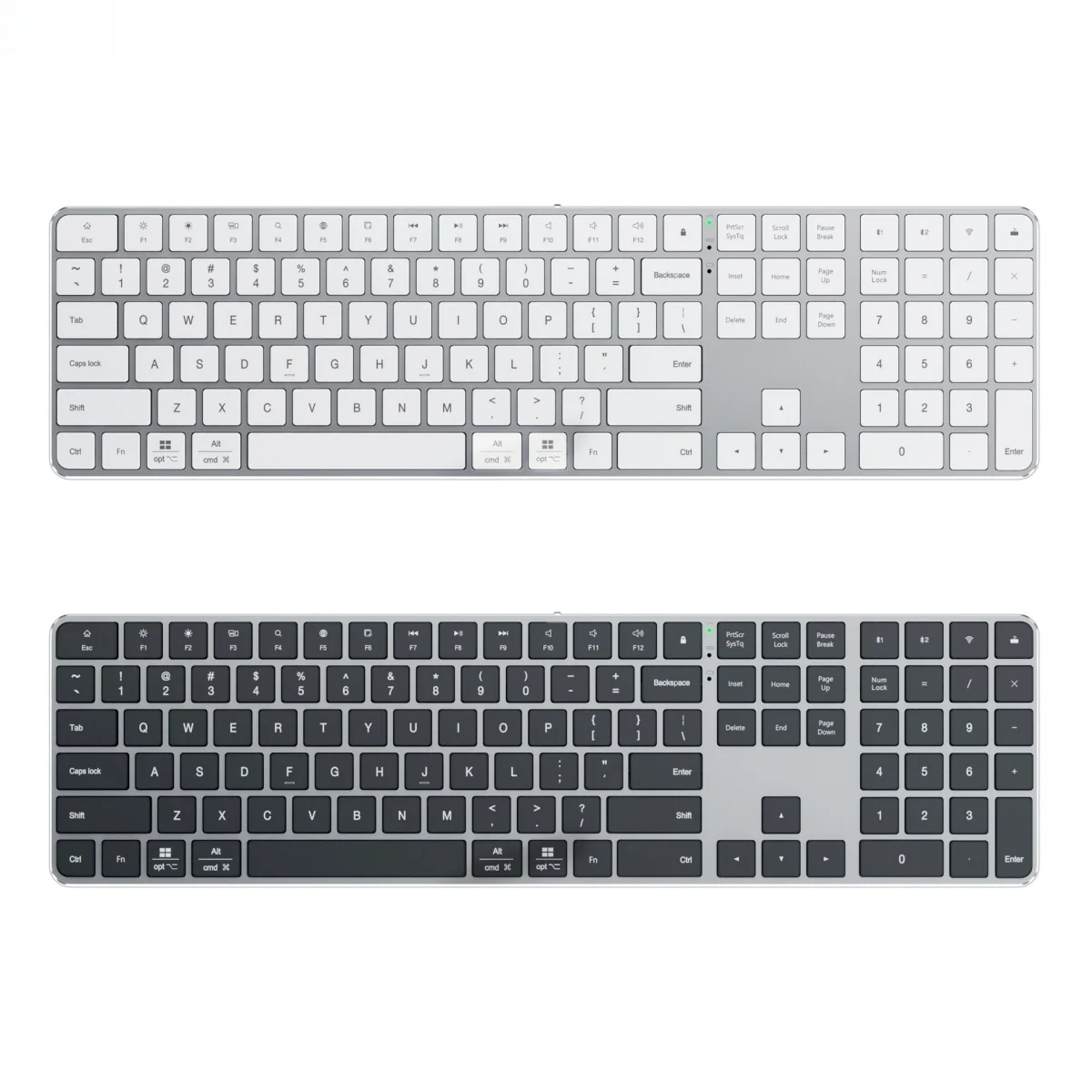 Wireless Bluetooth Magic Keyboard Rechargeable Lightweight Silent Aluminum Alloy Computer Laptop iPad Universal for Window Mac