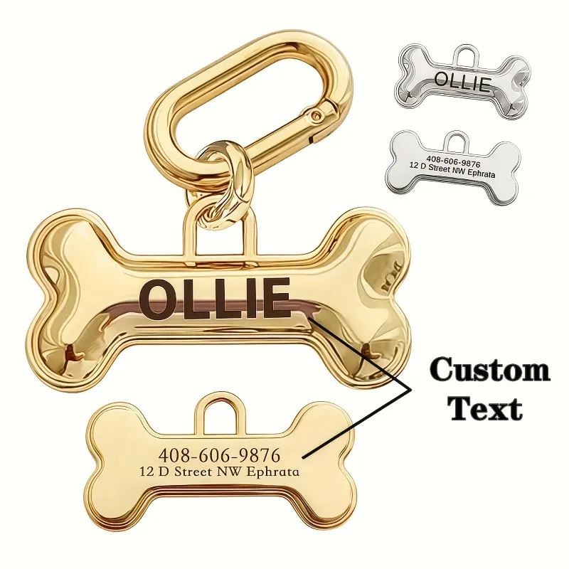 Etiqueta identificativa antipérdida con nombre 3D para perros y gatos - imagen 5