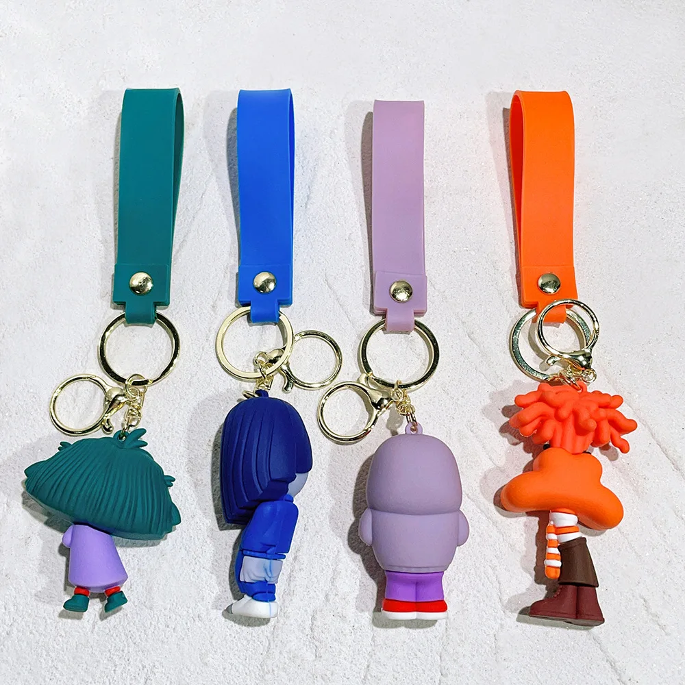 

New Creative Cartoon Brain Special Agent Team Keychain Pendant Bag Car Keychain Accessories Christmas Gift inside out 2