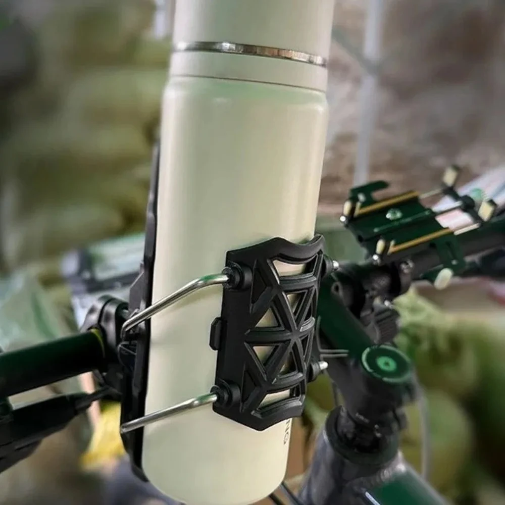 

360 ° Регулируемая клетка для чашки на руль, универсальный держатель для бутылки с водой для велосипеда, мотоцикла, MTB, шоссейного велосипеда, подставка для чая с молоком