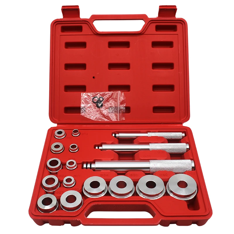 

New 17Pc Aluminium Wheel Bearing Race & Seal Bush Driver Set Garage Tool Kit w/Case