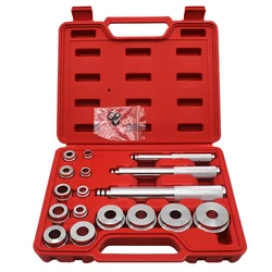 New 17Pc Aluminium Wheel Bearing Race & Seal Bush Driver Set Garage Tool Kit w/Case