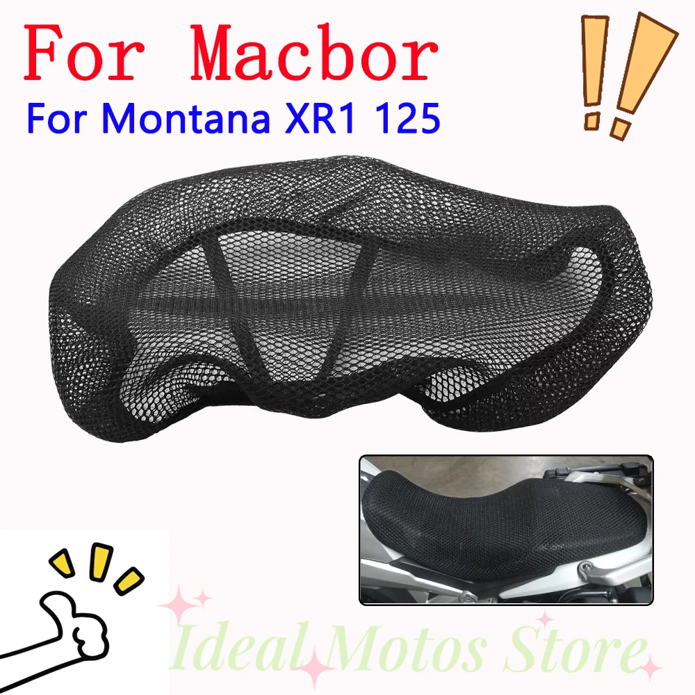 

Motorcycle Accessories Heat Insulation Cushion Net Seat Mesh Breathable Seat Cushion Protection Cover For Macbor Montana XR1 125