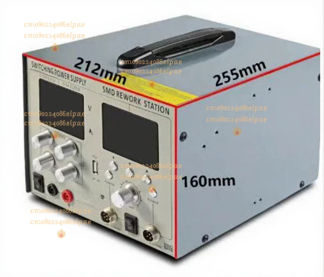 

Оригинальный высокомощный многофункциональный паяльный стол 4-в-1 с цифровым дисплеем 9305D для пайки и ремонта, с термофеном и паяльником