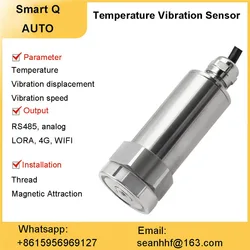 RS485 temperature vibration sensor transmitter integrated motor fan mine three-axis vibration monitoring 0-5V output