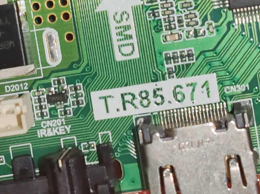 T.R83.671 T.R85.671 Drie-in-één LED TV-moederbord, getest, fysieke foto voor 18-45v 540ma