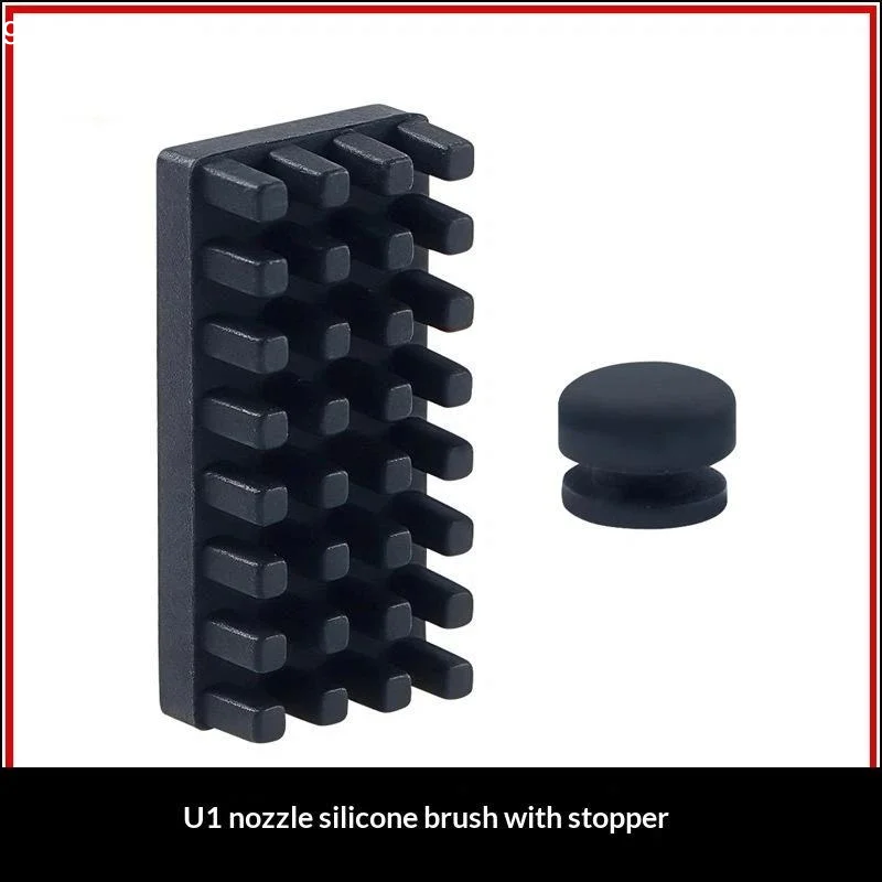

U1 Nozzle Silicone Brush With Plug Cleaning Tool Quick Install For Bambu Lab U1 3D Printers AccessoriesNF stationery
