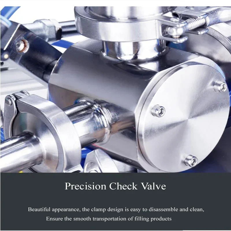 

Automatic Paste Liquid Filling Machine Pneumatic With Double Cylinder Shampoo Cream Sauce Lotion Filling Machine