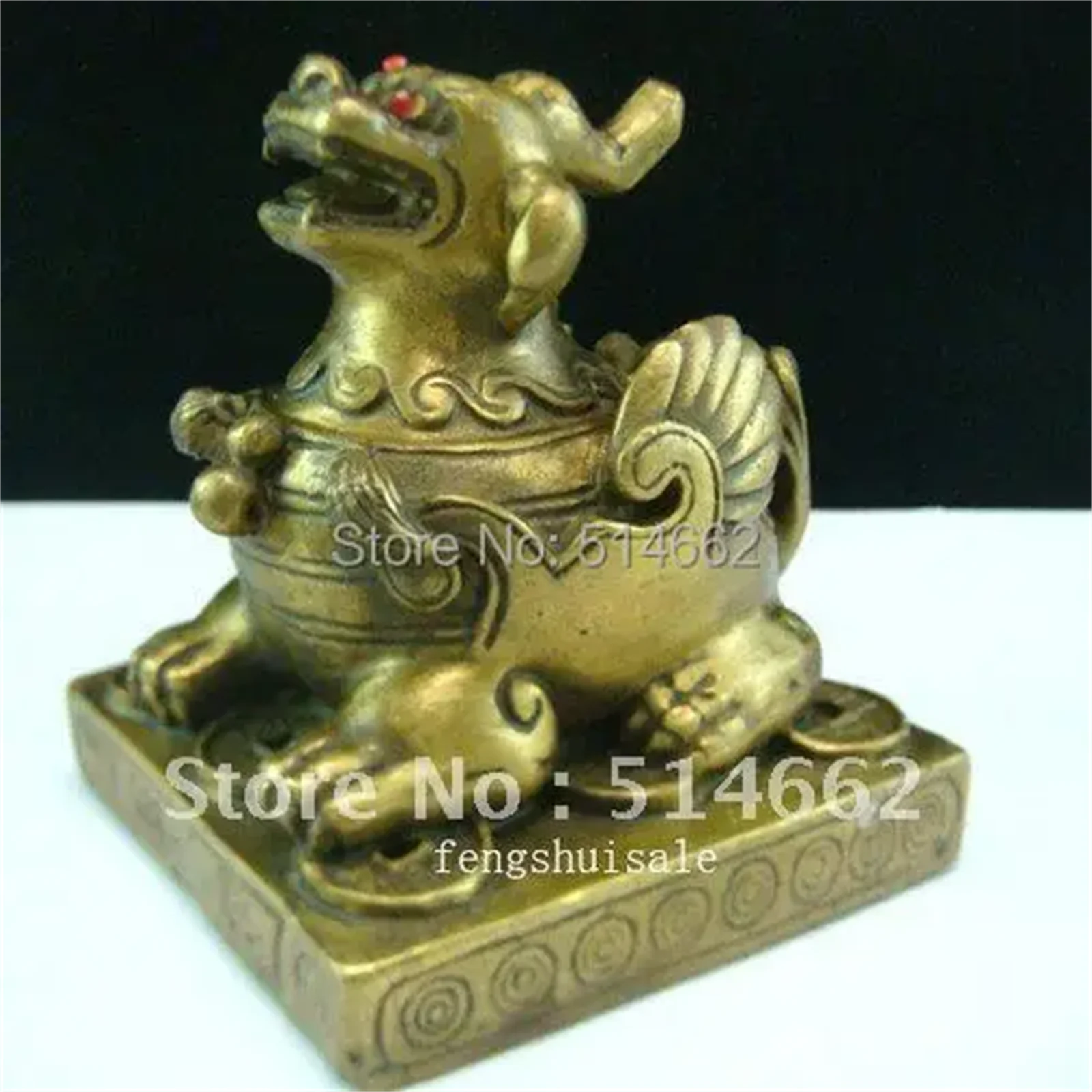 FENG SHUI BRASS TAI SUI PI YAO XIA XIE STATUES FIGURINE PIXIU PI XIU