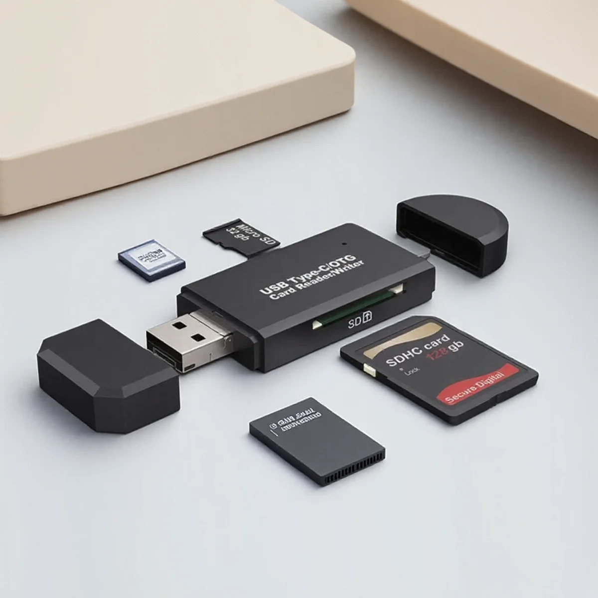 

USB 20 30 Type C Micro USB SD Card Reader Multi Function Memory Card Adapter for PC Laptop