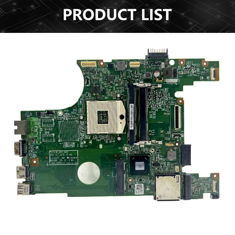 Mainboard CN-0X0DC1 0X0DC1 X0DC1 For DELL 14R N4050 Laptop Motherboard 10315-1 48.4IU15.011 With SLJ4N HM67 100% Fulyl Tested