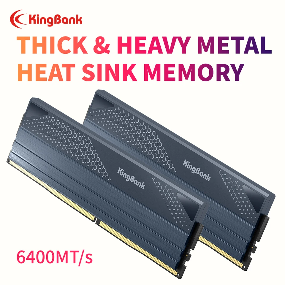KingBank SOARBLADE KFXB Series DDR5 96GB (48GBx2) Kit 6400MHz