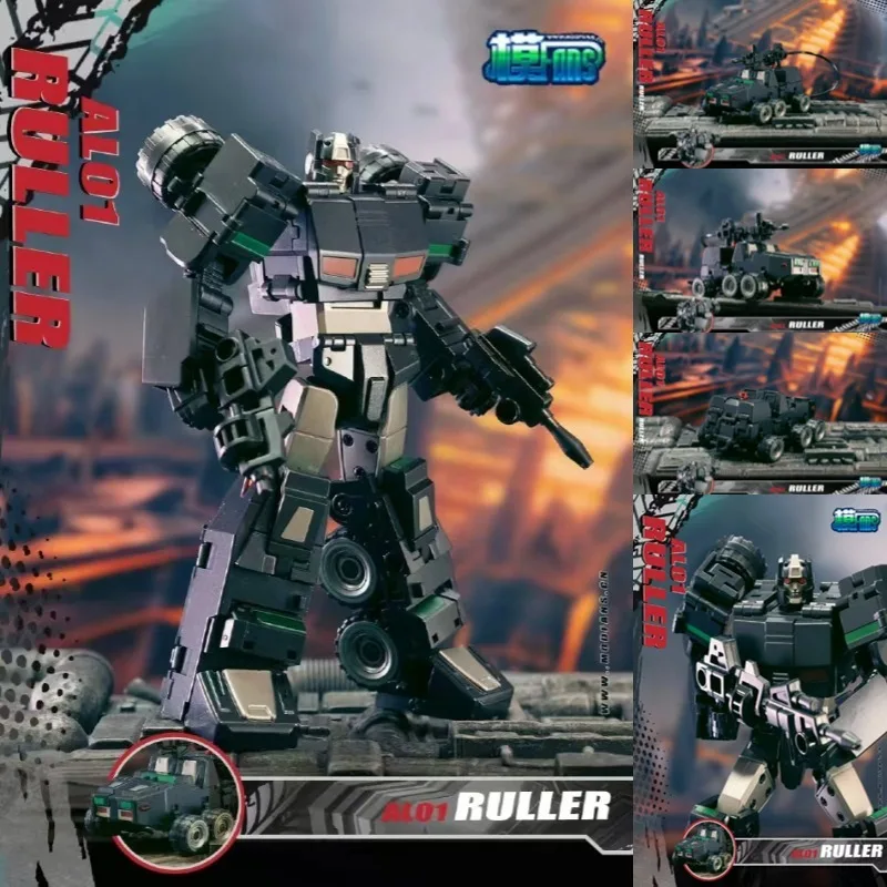 

In Stock！Modfans Transformation AL-01H AL01H Ruller Black Roller Action Figure Robot Toys