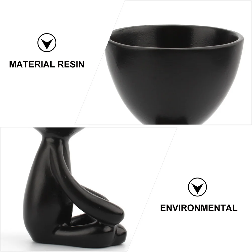 

Meditation Garden Nursery Craft Home Home Decor Decoration Resin Planter Resin Flowerpot Decor Planter Container