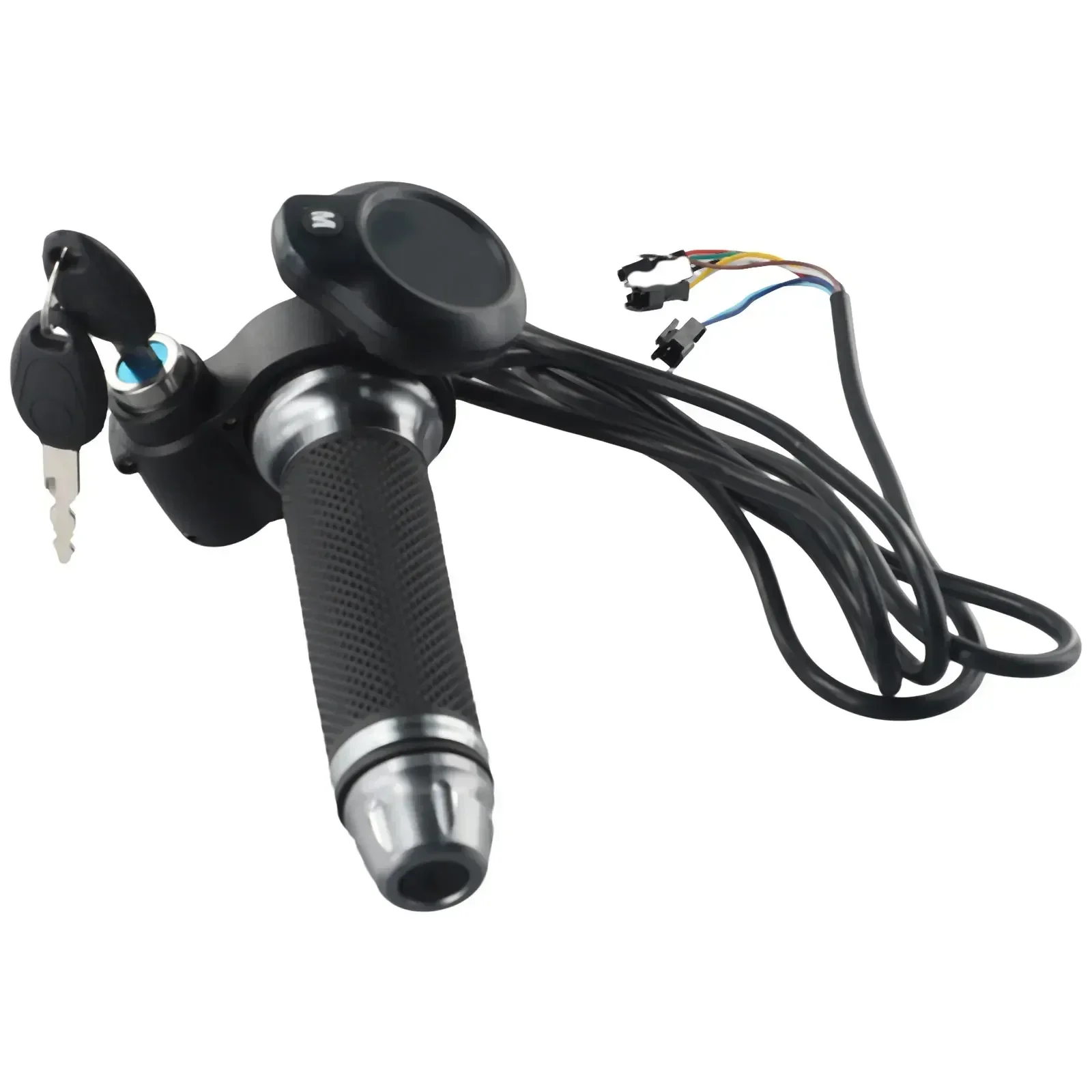 E-Bike Throttle 24-72V Electric Scooter Bicycle Grip Handlebar LED Display 6pin 8pin Support 3 Gear Speed Adjustment