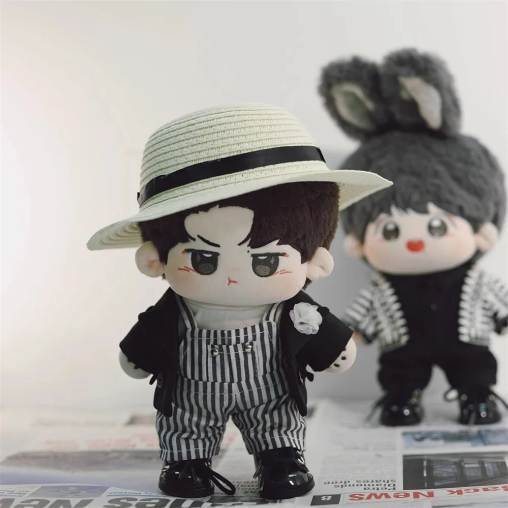 Idol Star Wang Yibo Xiao Zhan Handsome Cool Suit For 20cm Doll Toy Clothes Costume Cosplay Original The Untamed MDZS Gift GG