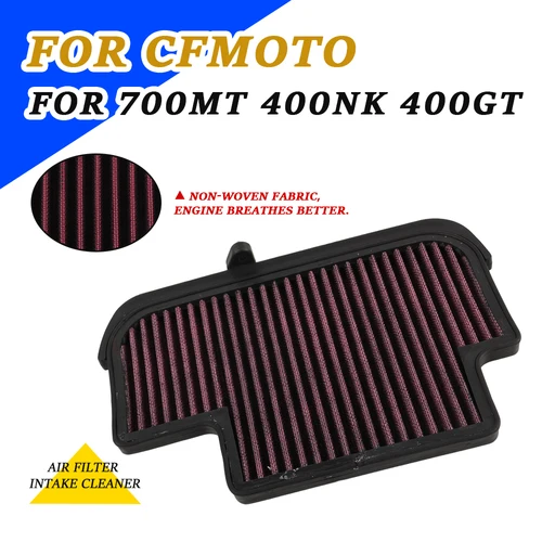 Imagen 1 del producto Para CFMOTO 700MT MT700 400NK 400GT GT400 NK400 700 MT 400 NK 400 GT accesorios filtro de aire limpiador para admisión limpiador de elementos de aire