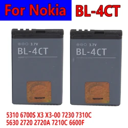 ISUNOO BL-4CT Phone Battery For NOKIA BL 4CT 5310 6700S X3 X3-00 7230 7310C 5630 2720 2720A 7210C 6600F 860mah Mobile Batteria