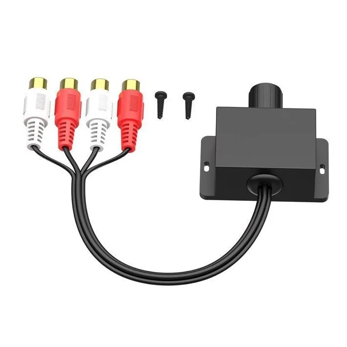 Car Speaker Amplifier Bass RCA Level Remote Control Volume Control Knob LC-1 Universal Durable Car Amplifier Volume Adjuster