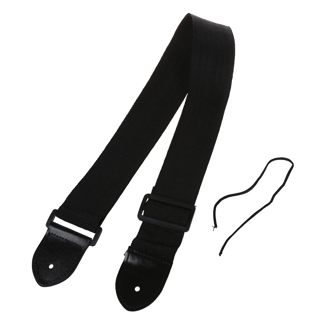 Adjustable Guitar Strap Band Acoustic Electric 132 x 6cm Black