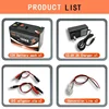 LiFePO4 12V 150Ah リチウム電池 4000+ ディープサイクル、UPS、カヤック魚群探知機、ソーラーパネル、パワーホイールおもちゃ、スクーター、ラジオ用 4