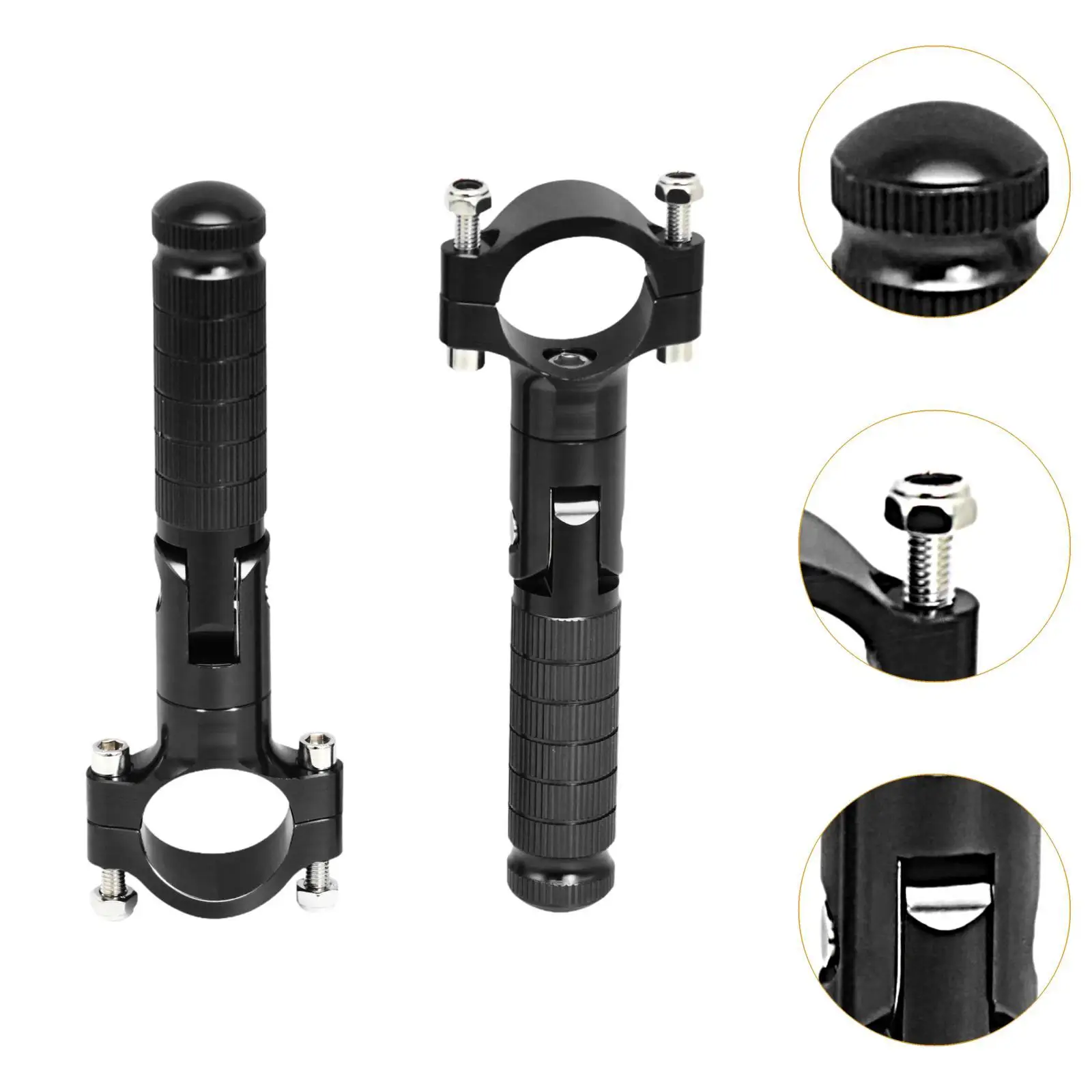 1 زوج من أوتاد القدم للدراجات النارية دواسات القدم استبدال أجزاء إصلاح سبائك الألومنيوم #5