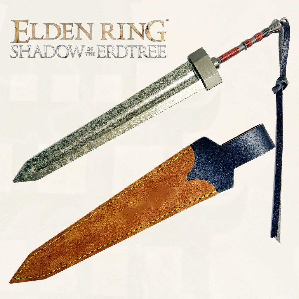8.6inch Elden Greatsword Metal Katana Sword Original Samurai Japanese Katana Sabre Ninja Knife Cosplay Accessories Prop Toy