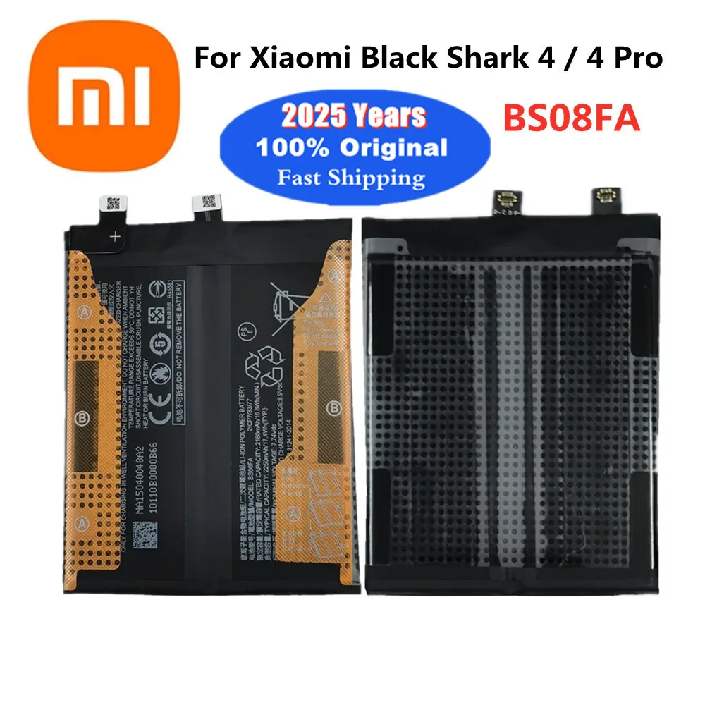 4500mAh BS08FA Original Phone Battery For Xiaomi BlackShark Black Shark 4Pro 4 pro Shark4 Shark4pro PRS-A0 KSR-A0 Battery