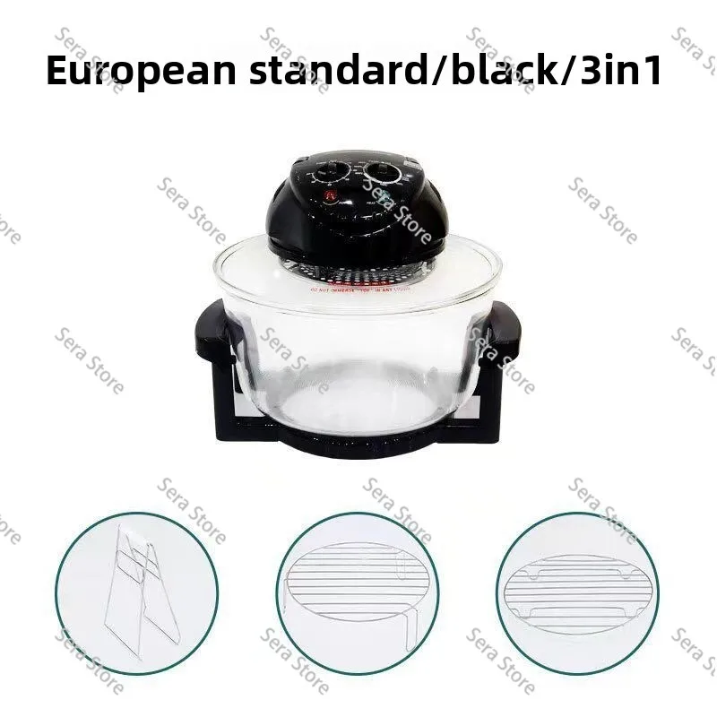 Suitable for 20L Multifunctional Large Capacity Household Light Wave Stove, Air Fryer, Glass Electric Fryer, French Fry Machine
