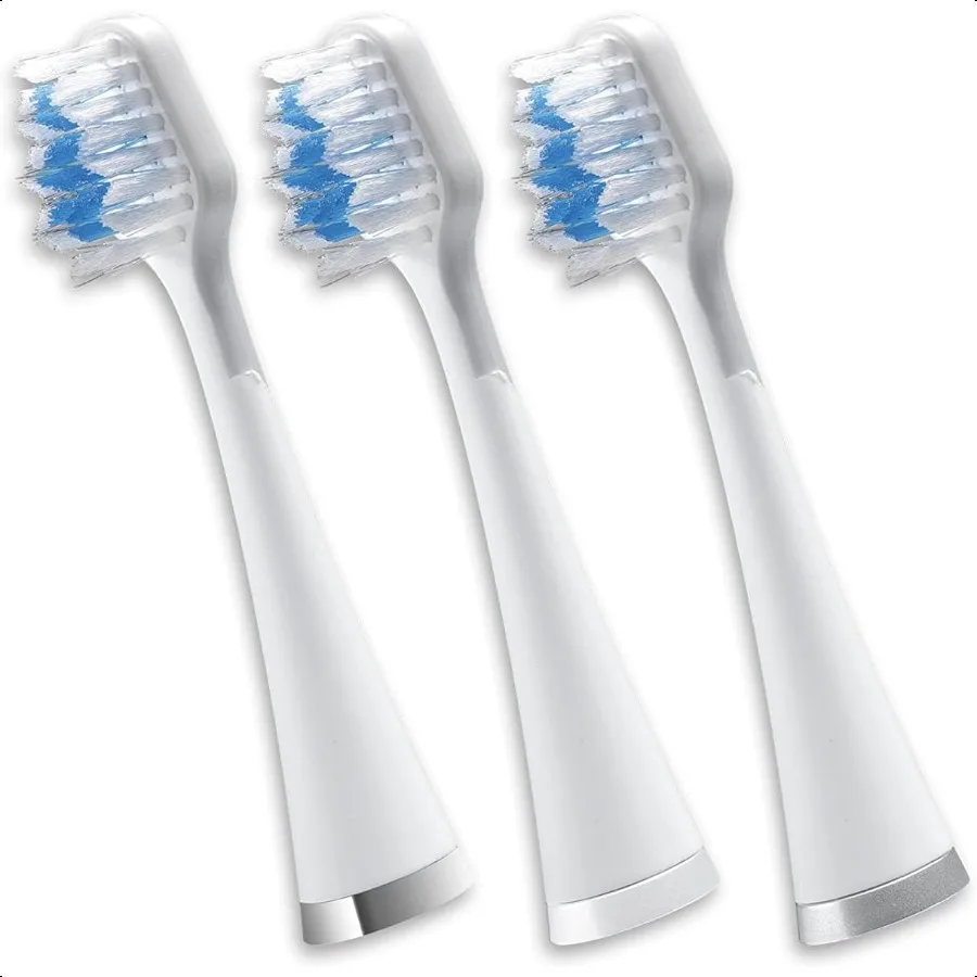 

Сменные насадки для зубных щеток Waterpik Triple Sonic Complete Care STRB3WW, 3 шт., упаковка из 1 шт., белые