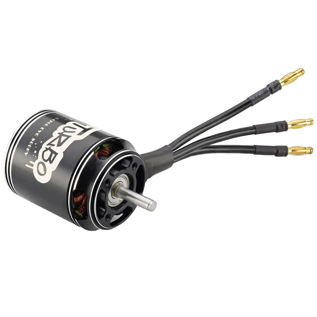 FLASHHOBBY D4260EVO Fixed‑Wing Brushless DC Motor, 600KV or 800KV, High‑Power 5‑6S Lipo Motor for RC Aircraft Multirotor Quad