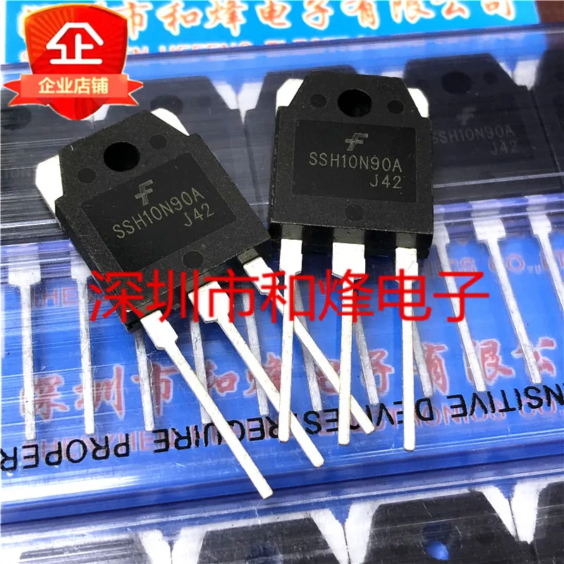 Free shipping  SSH10N90A  TO-3P MOS 900V 10A     10PCS