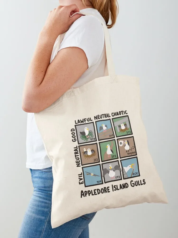 Appledore Island Gulls! Tote Bag tote bag university Women's beach bags foldable reusable bag