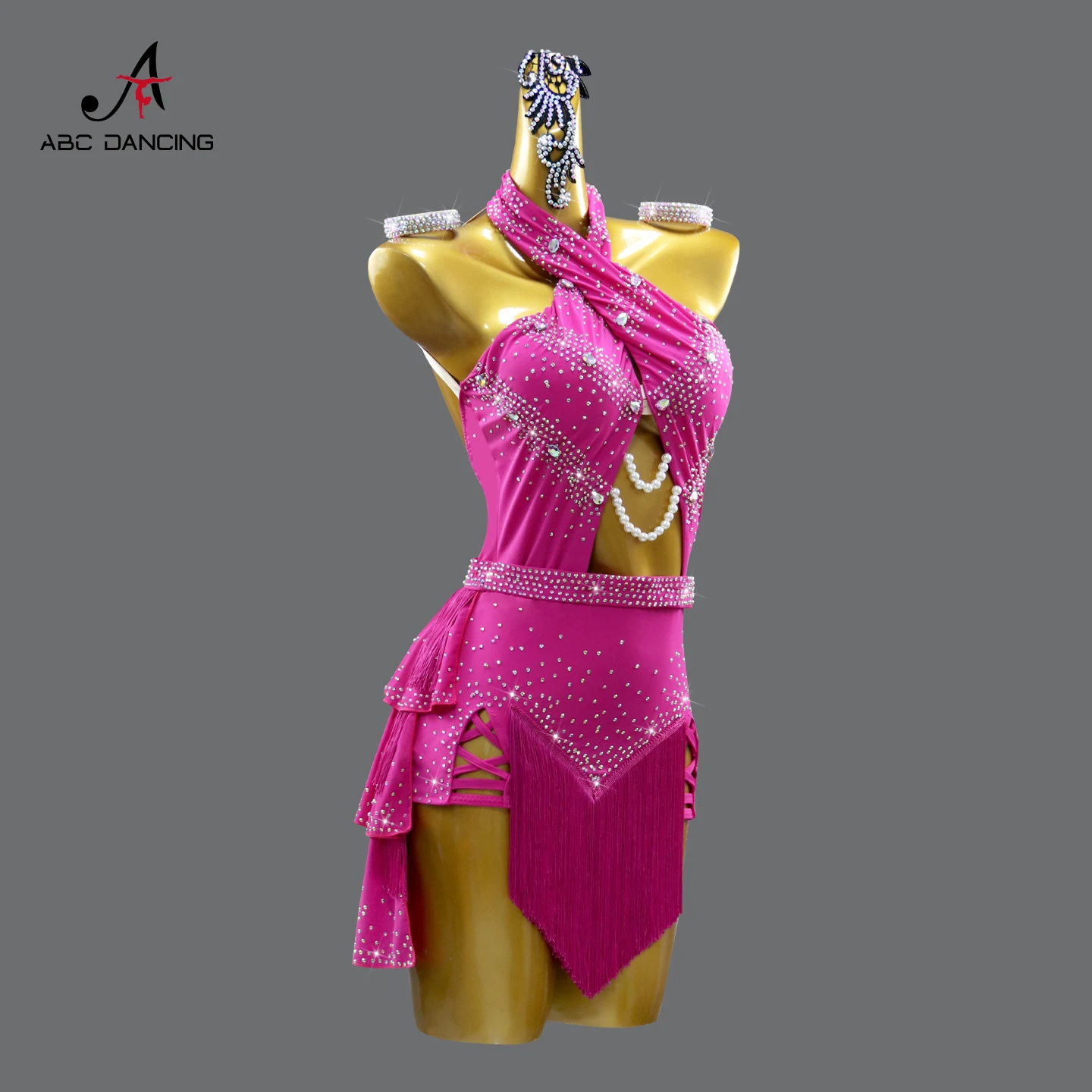 

Latin Dance Dress 2026 Ballroom Samba Suit Girls Carnival Clothes Elegant Party Tassel Costume Short Outfit Women Prom Dancewear