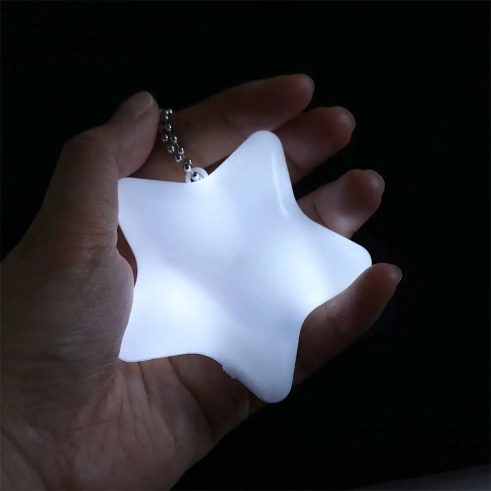 Automatic Activated Heart LED Light Touch Sensor Star Shaped Handbag Lamp Backpack Decor Lightweight Light Bag Lamp Bag Charm
