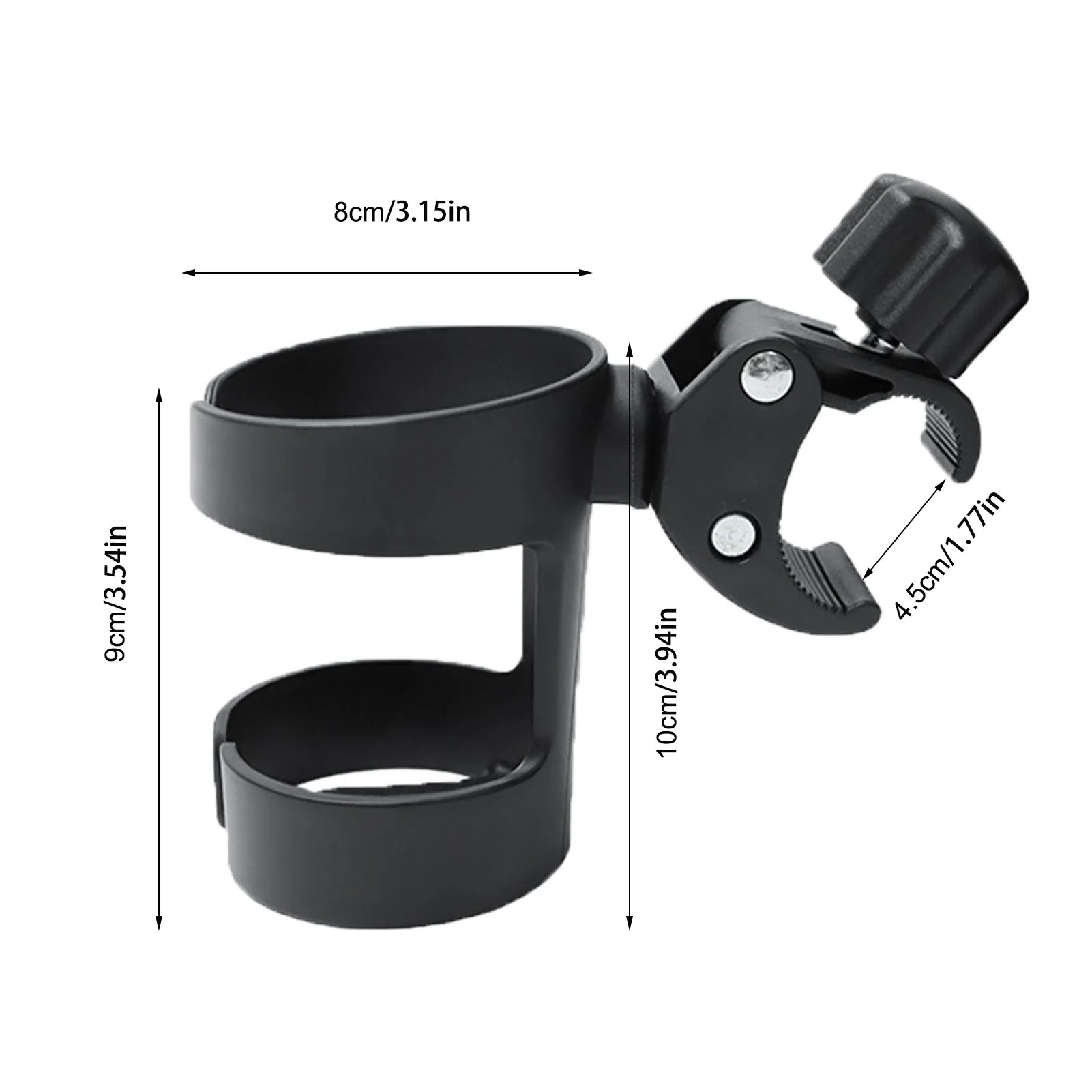 Universal Cup Holder For Stroller Babies Stroller Water Cup Holder Cart Universal Bottle Holder Drink Cup Holder Sturdy & Stable