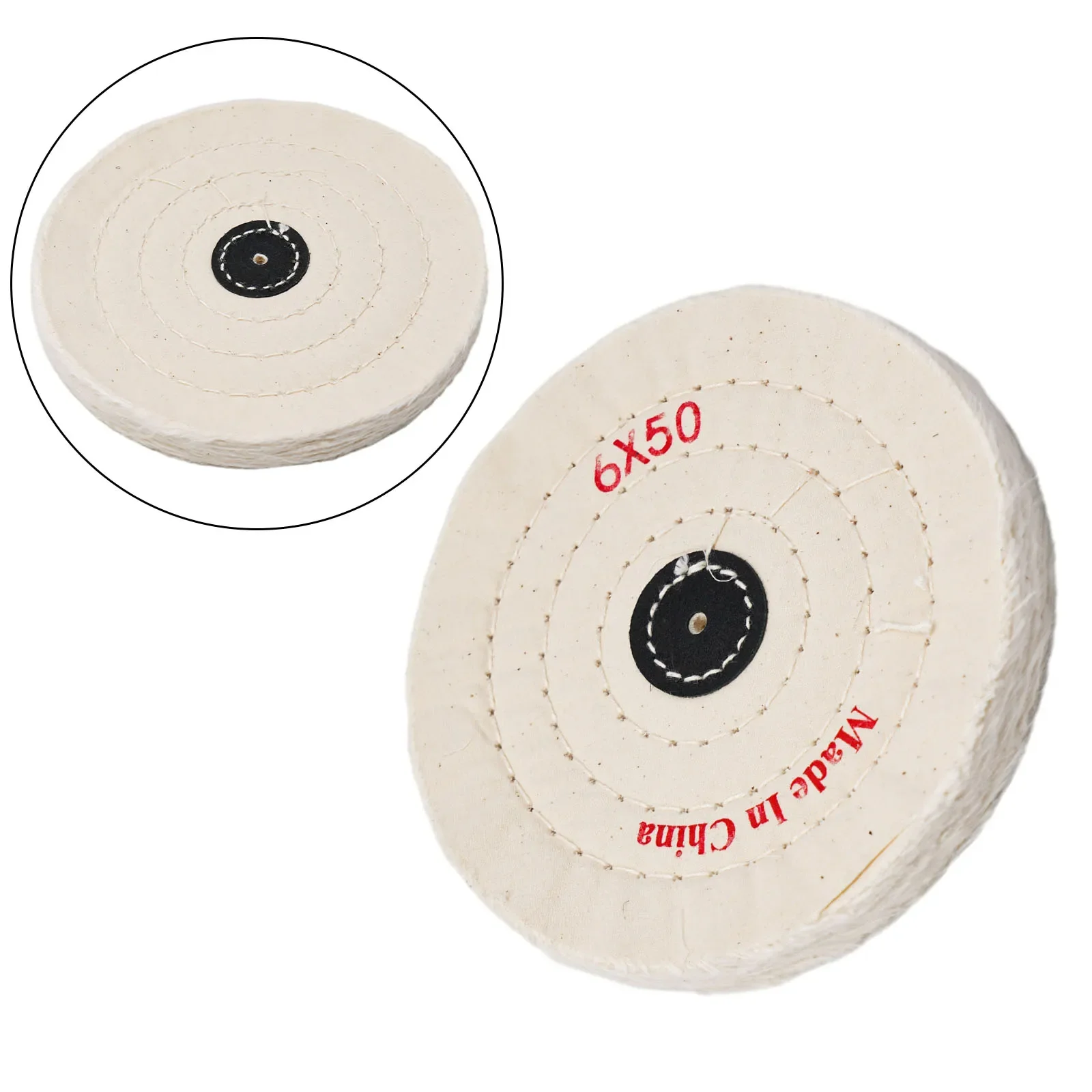 1pc Cloth Buffing Polishing Wheel Arbor Buffer Polish Grinder Pad For Metal Jewelry Aluminum Wood Plastic Polishing Pad 2-8inch
