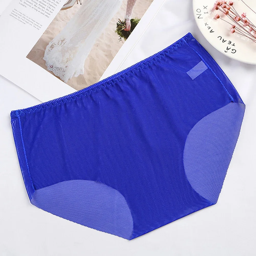 New Stylish Women Panties Female Briefs High Elasticity Knickers Lingerie Quick-drying Seamless See Through Daily