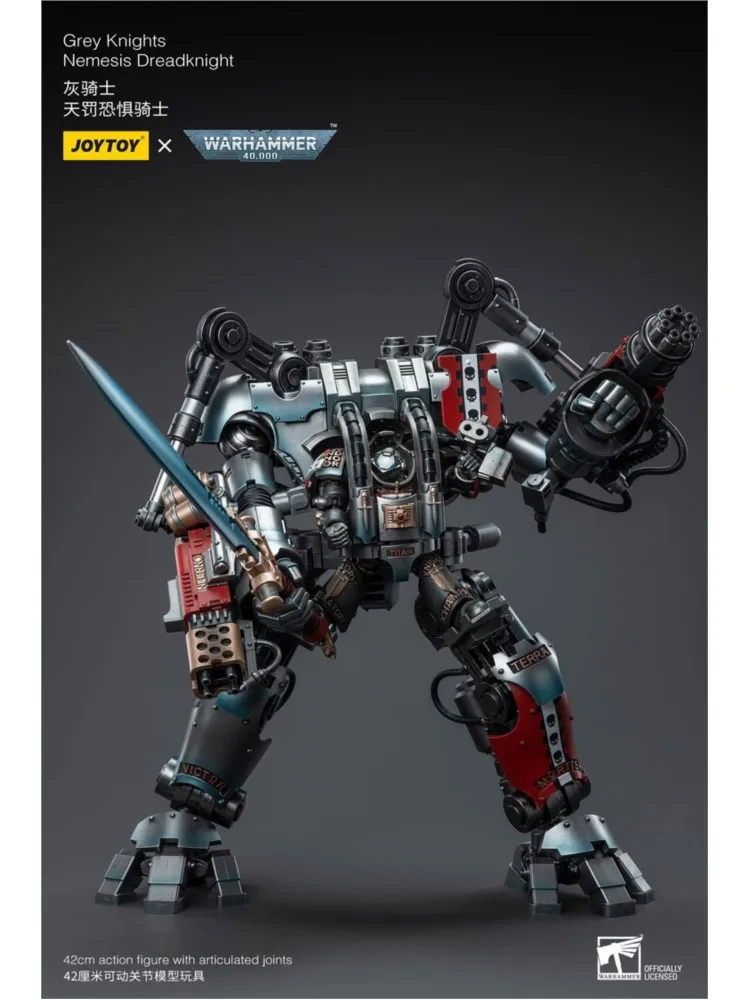 

JOYTOY Warhammer 40k Grey Knights Nemesis Dreadknight（Including Action Figures） Action Figures Decoration Original Collection