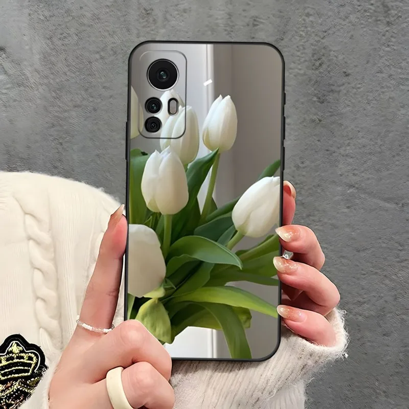 Tulips Flower Spring Phone Case For Redmi 8 9 9A 7A 10 8A 10A Note 11 10S 7 11S Plus POCO X3 Pro NFC Design Back Cover