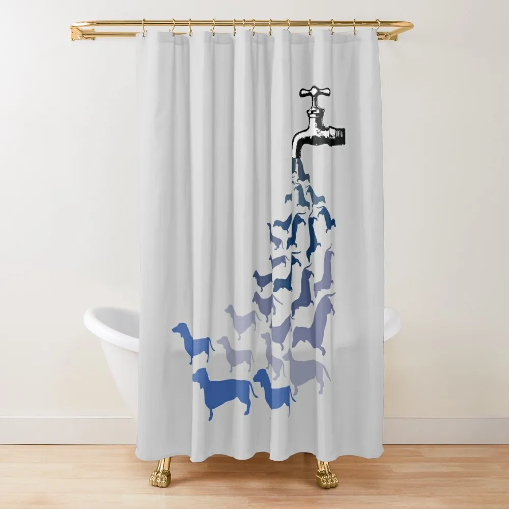 

Dachshund on Tap Shower Curtain Bathroom And Shower Waterproof Bathroom Shower Bathroom Accessories Curtain