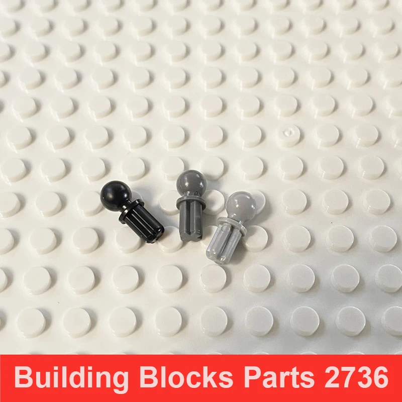 

50pc 2736 Technology Building Blocks Parts Compatible with Legoeds 1x2 Cross Axis with Ball Kid Modified Toys Replacement Bricks
