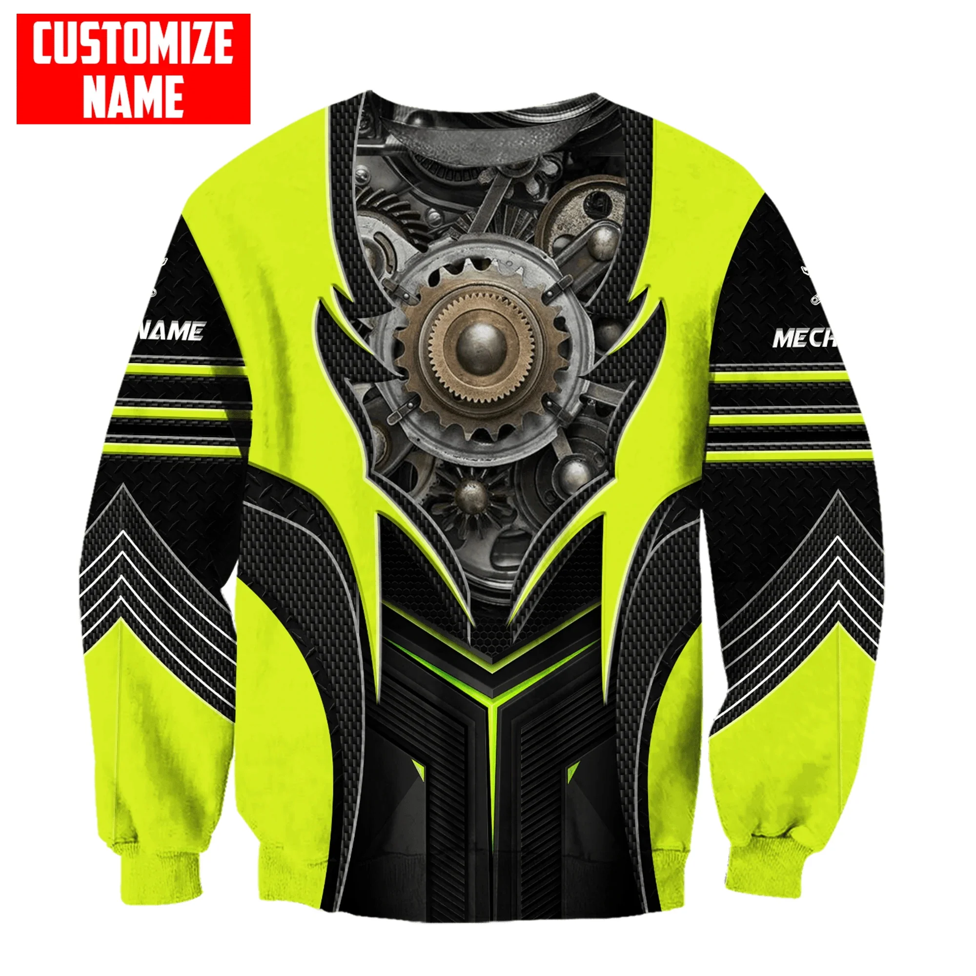 Personalized Name Car Mechanic 3D All Over Printed Men Hoodie Unisex Hooded sweatshirt Streetwear Casual zipper hoodies DK491