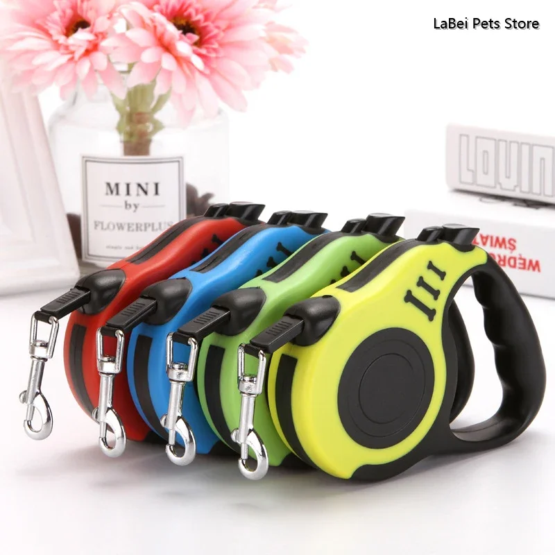 3/5M Dog Leash Durable Leash Automatic Retractable Walking Running Leads Dog Cat Leashes Extending Dogs Pet Products Bdsm collar