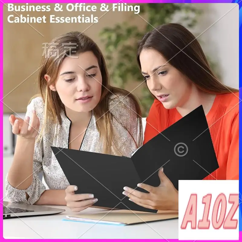 0Z-مجلدات مع جيوب، 25 عبوة من مجلدات الجيب تناسب حجم الرسالة، مجلد ملفات مع جيوب للمدرسة والمكتب والمنزل