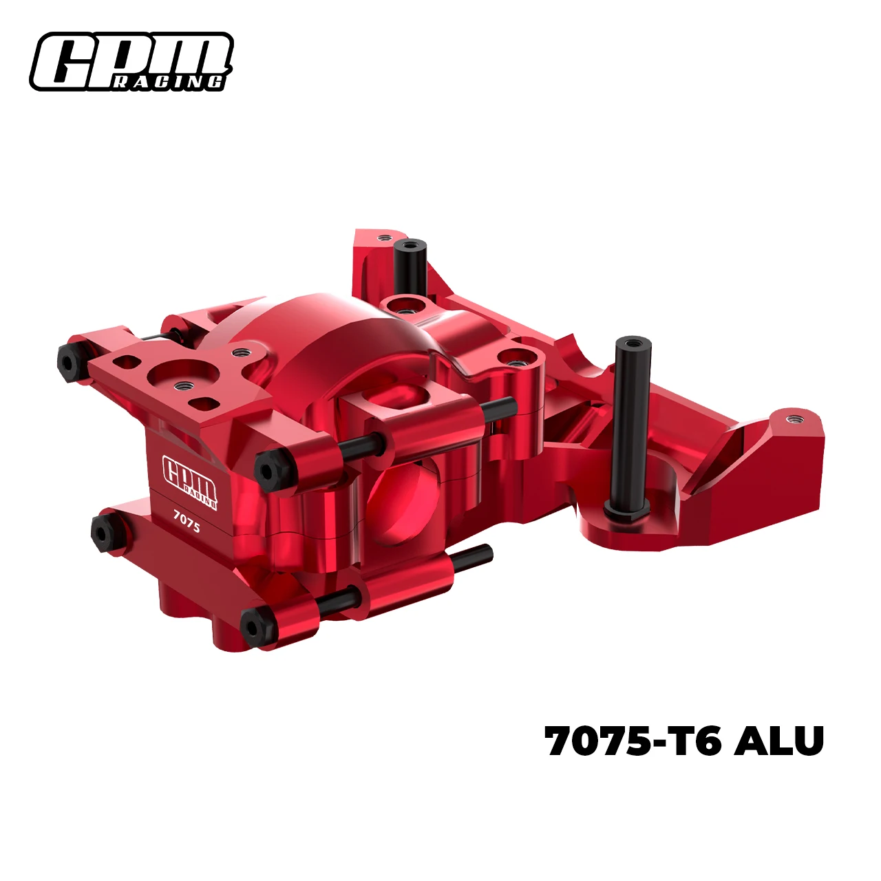 GPM TRAXXAS Mini Maxx / Mini XRT / Mini Slash 108164-1 7075Alu Mamparo delantero superior e inferior