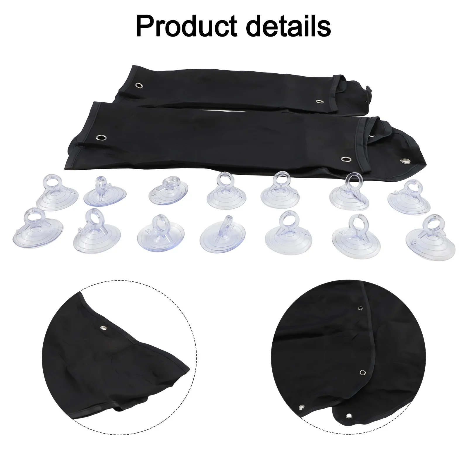 

RV Sunshade As Shown In The Figure Auto Heat Window Accessories Heat Reduction Non-deformation Design Quick Installation