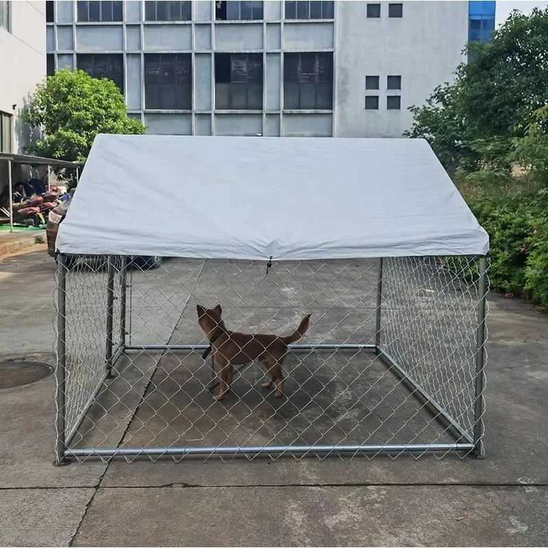 

Outdoor Galvanized Steel Dog Kennel Cage Animal Cage for Dogs