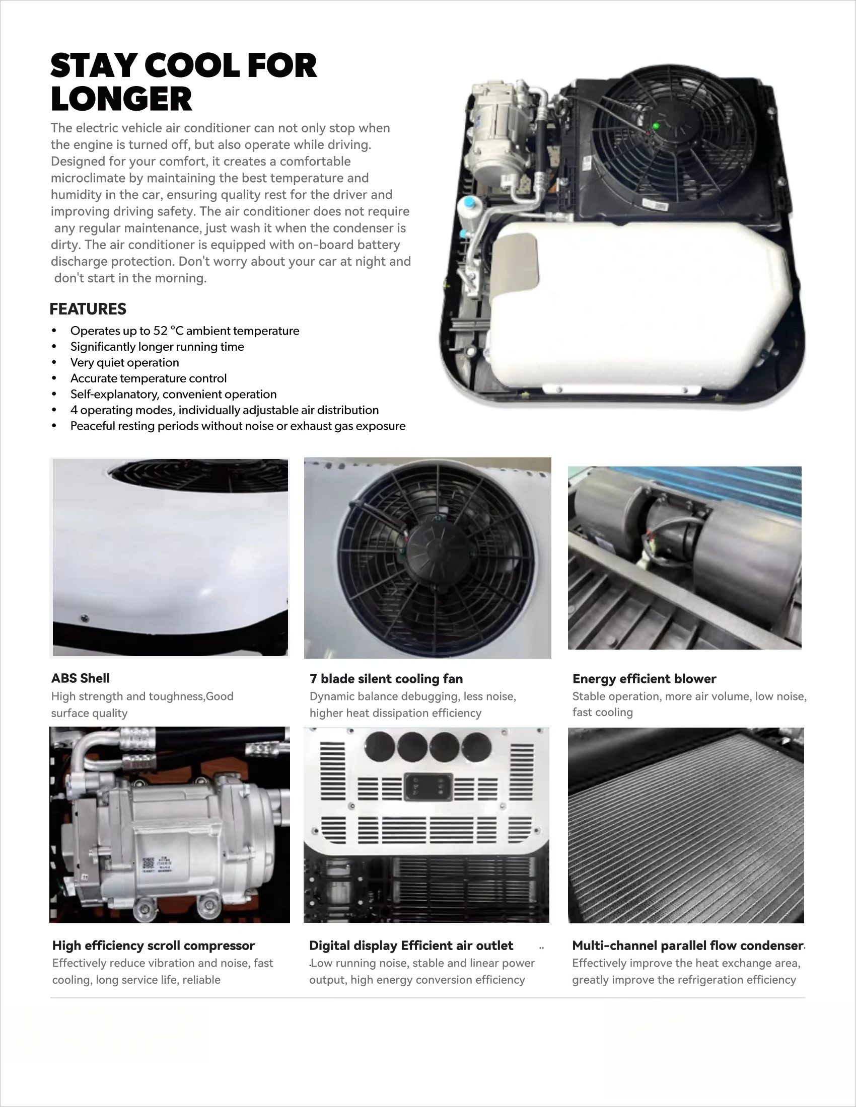 24 فولت اير Acondicionado Rv 12V مكيف هواء على السطح شاحنة وقوف السيارات مكيف الهواء لسيارة فان